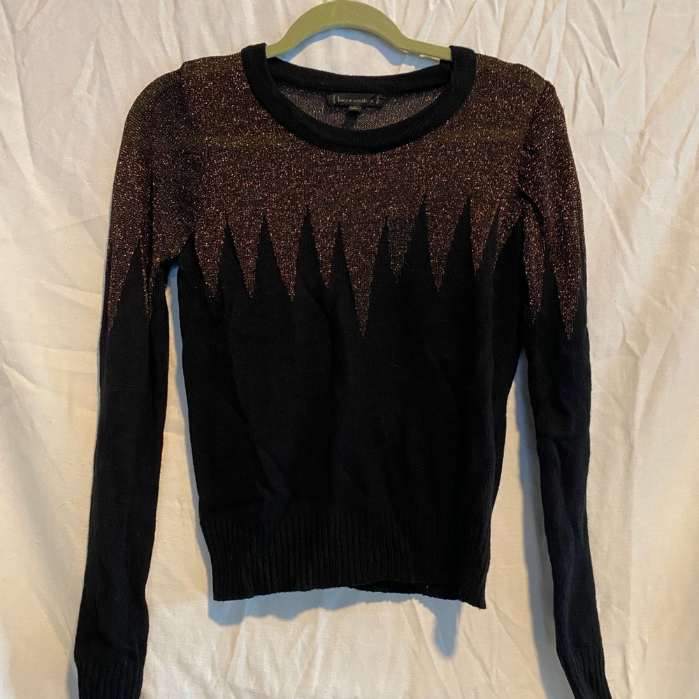 Urban Outfitters Black and Copper Sweater